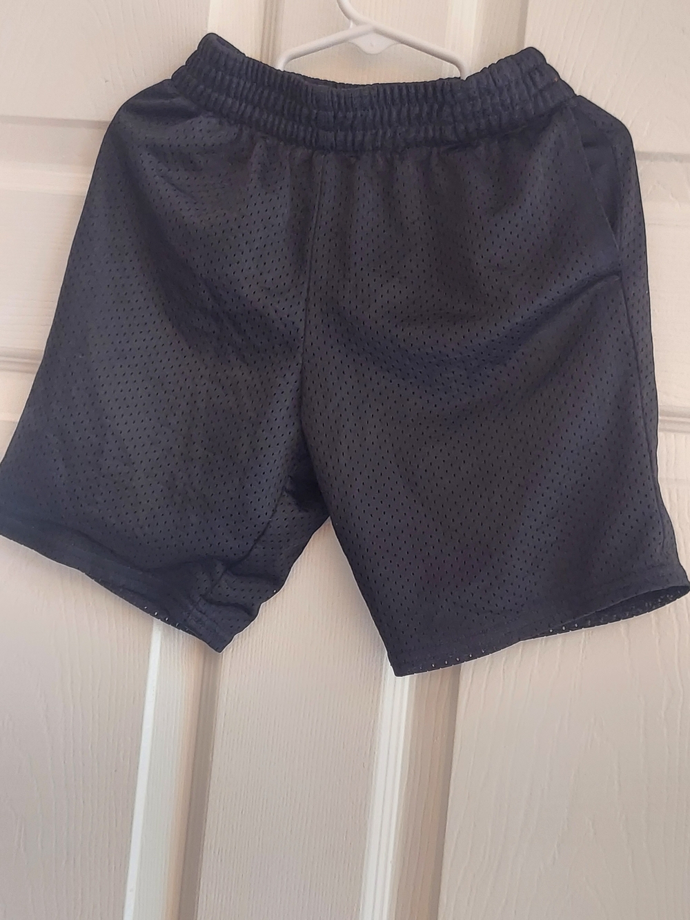Athletic Works Kids Black Mesh Athletic Shorts